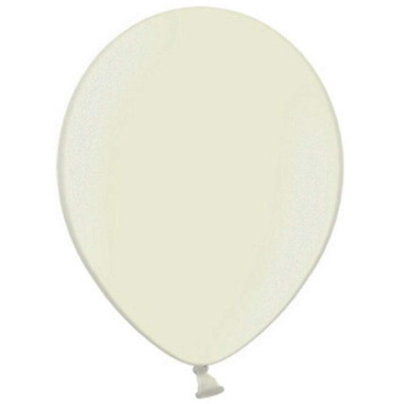 Pack of 10 Party Latex Balloons Decorations (Ivory)
