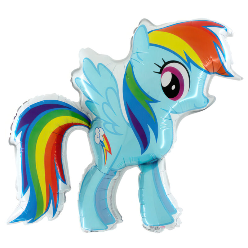 My Little Pony Birthday Party Dash Supershape Foil Balloon