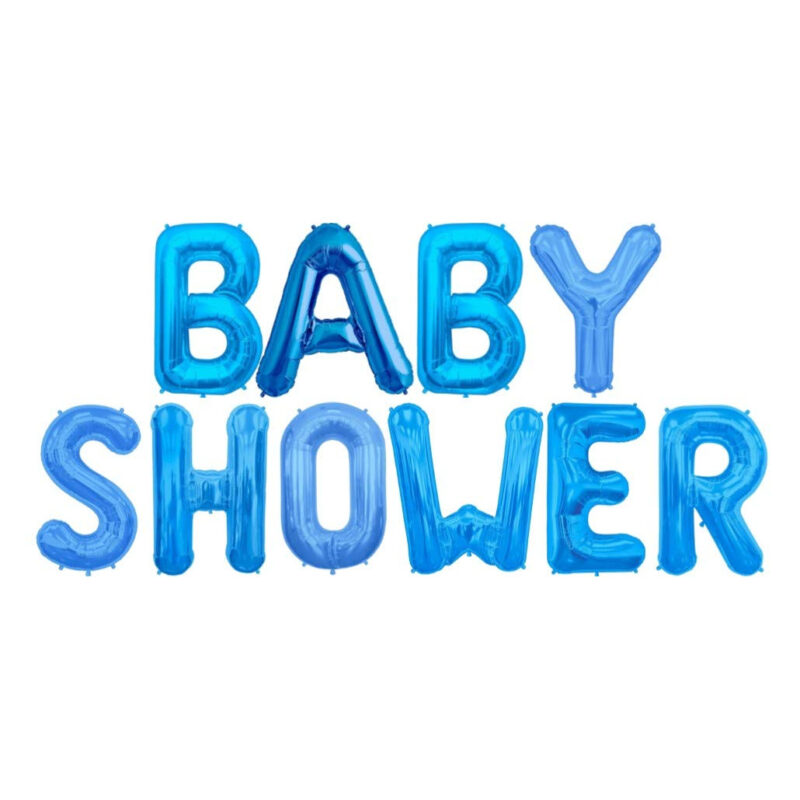 16" Baby Shower Balloons - Air Fill Only - Blue