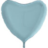 40" Pastel Blue Heart Shape Balloon - Foil Balloon - Party Balloon