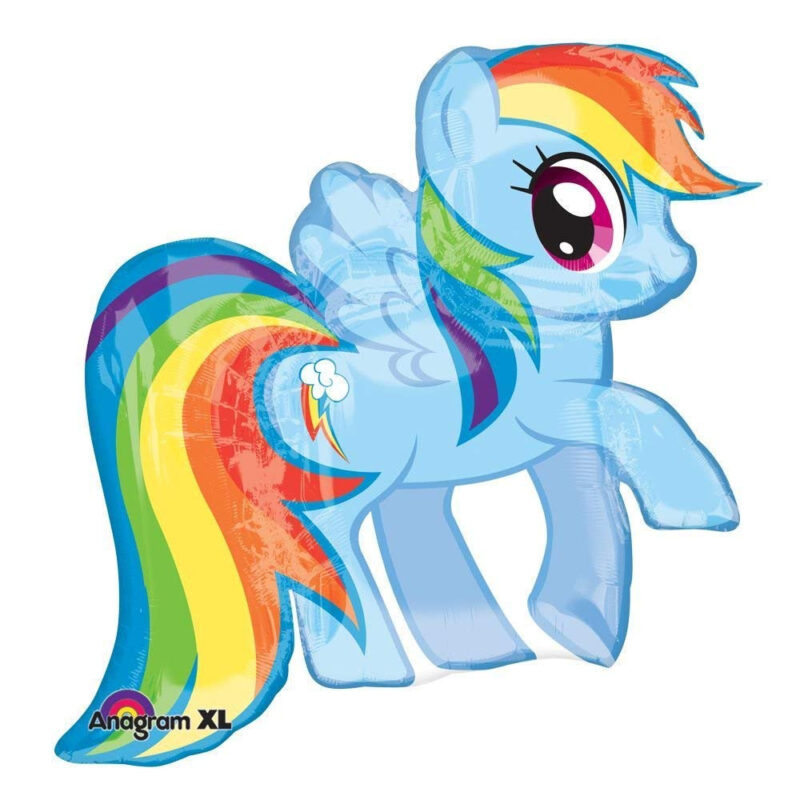 My Little Pony Birthday Party Dash Supershape Foil Balloon