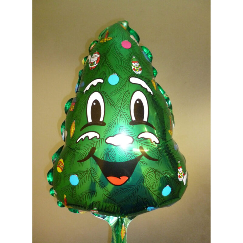10" Christmas Tree Character Mini Foil Balloon