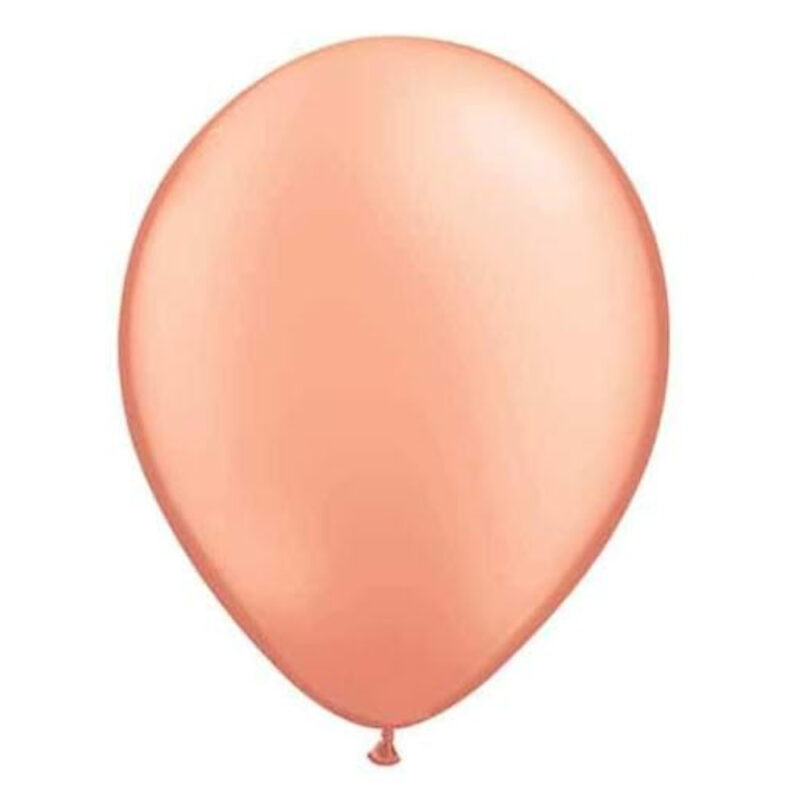 Pack of 10 Party Latex Balloons Decorations (Rose Gold)