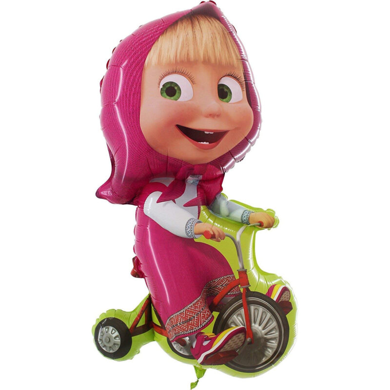 39" Masha Biking Foil Balloon