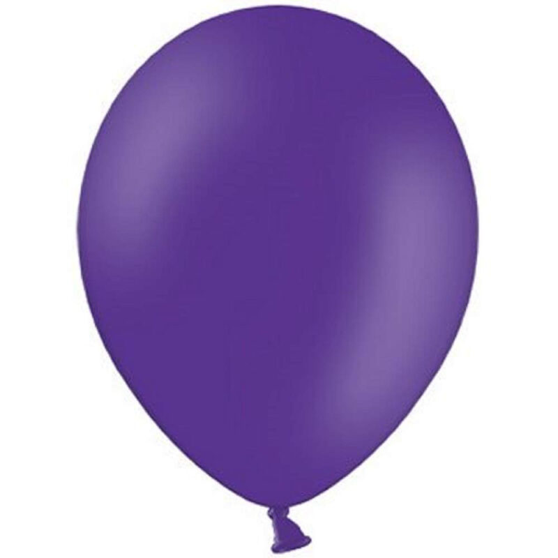 12" Latex Balloons - Party Decorations - Assorted Colours in Packs of 30, 50 & 100 (Purple, Pack of 50)