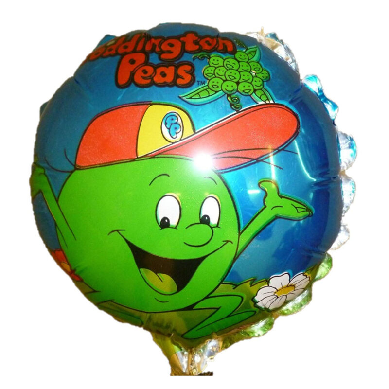 9" Round Poddington Peas Mini Foil Balloon
