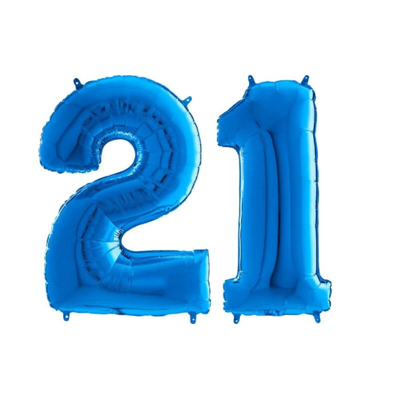 40" Foil Number Balloon - Party Decorations - Assorted Colours