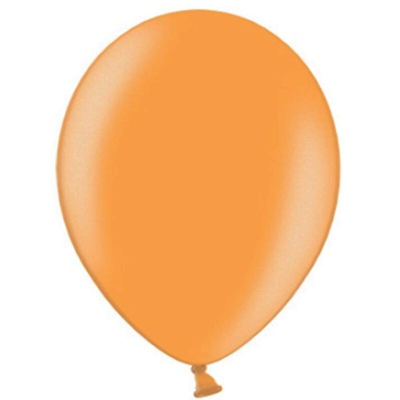 Pack of 10 Party Latex Balloons Decorations (Orange)