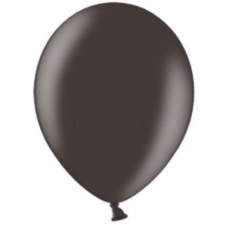 12" Latex Balloons - Party Decorations - Assorted Colours in Packs of 30, 50 & 100 (Black, Pack of 50)