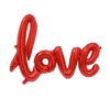 16" Love Script Balloon - Air Fill Only - Red
