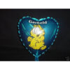 7" Garfield Heart Shaped Mini Balloon with Cup and Stick