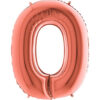 40" Rose Gold Foil Letter Balloon - Party Decorations - O