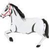 34" White Horse Foil Balloon