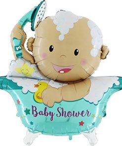 40" Baby Star Shower Shape Balloon - Celebration Balloons - Party Balloon
