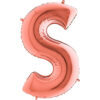 40" Rose Gold Foil Letter Balloon - Party Decorations - S