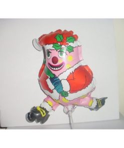 12" Mr Blobby Santa Shaped Mini Foil Balloon