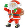 28 Inch Santa With Sack Shaped Foil Balloon