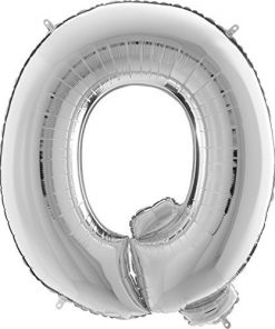 40" Silver Foil Letter Balloon - Party Decorations - Q