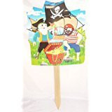 Pack of 3 63cm Pirate Party Garden Sign - Kids Party Supplies - Party Accessories