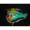 10" Budgie the Little Helicopter Mini Foil Balloon with Cup and Stick