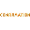 40" Confirmation Supershape Foil Letter Balloon Set - Flat In Gold