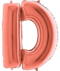 40" Rose Gold Foil Letter Balloon - Party Decorations - D
