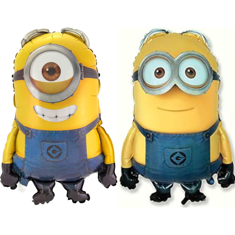 Set Of 2 - 30" Despicable Me Minion Foil Balloons Dave And Stuart