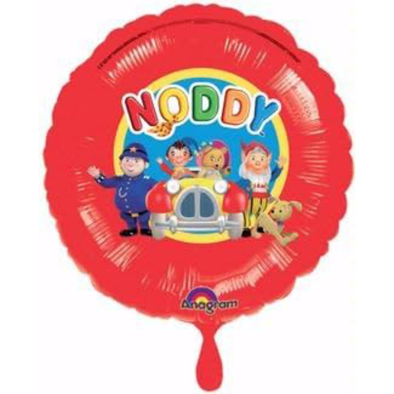 18" Noddy and Friends Character Foil Round Balloon