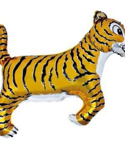 34 Inch Tiger Shaped Foil Balloons
