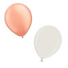 Pack of 10 Party Latex Balloons Decorations (Rose Gold & Pearl)