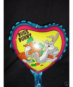 7" Bugs Bunny Mini Foil Balloon with Cup and Stick