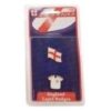 Set Of 2 England Lapel Badges - England Shirt + England Waving Flag -Cricket World Cup