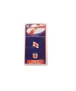 Set Of 2 England Lapel Badges - England Shield + England Waving Flag - Cricket World Cup