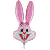 37" Rabbit Shaped Balloon In Baby Pink Available - Easter Balloons