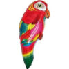 36" Colourful Parrot Shaped Foil Balloon
