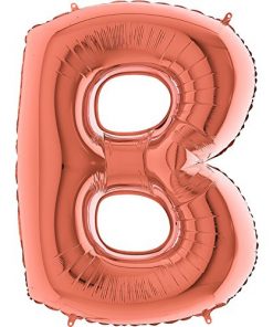 40" Rose Gold Foil Letter Balloon - Party Decorations - B