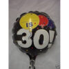 7" .-is 30! Personalise Mini Foil Balloon with Cup and Stick