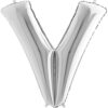 40" Silver Foil Letter Balloon - Party Decorations - V