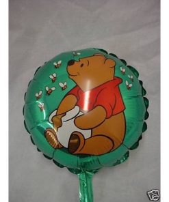 7" Winnie The Pooh Character Mini Foil Balloon with Cup and Stick
