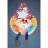 25" Clown Airwalker Helium Foil Balloon with Legs