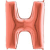 40" Rose Gold Foil Letter Balloon - Party Decorations - H