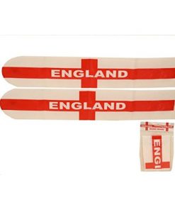 Pack Of 100 Inflatable England Flag Bang Bang Bats/ Sticks - Noisemakers