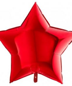 40" Red Star Shape Balloon - Foil Balloon - Party Balloon