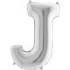 40" Silver Foil Letter Balloon - Party Decorations - J