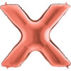 40" Rose Gold Foil Letter Balloon - Party Decorations - X
