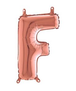 40" Rose Gold Foil Letter Balloon - Party Decorations - F