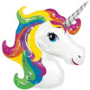 Unicorn Head Helium Foil Balloon - 42'' x 32'' - Party Balloons