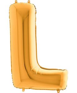 40" Gold Foil Letter Balloon - Party Decorations - L