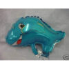 12" Blue Dolphin Mini Foil Balloon with Cup and Stick