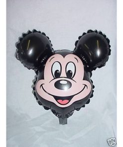 9" Mickey Mouse Face Character Mini Foil Balloon with Cup and Stick
